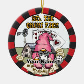 ファームの格言 セラミックオーナメント (正面)