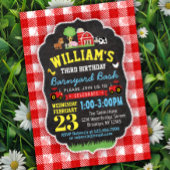 ファームの誕生日パーティーへの招待 招待状