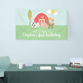 ファームの誕生日パーティー歓迎の看板バナー 横断幕 (トレードショー)