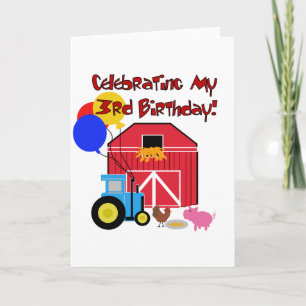 ファームの誕生日Tシャツとギフト カード