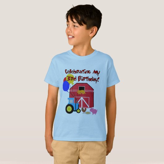 ファームの誕生日Tシャツとギフト Tシャツ (正面フル)