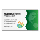 ファームアイコン |グリーンアース マグネット名刺 (正面)