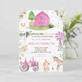 ファームアニマルガールバースデーパーティー 招待状 (スタンド正面)