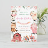 ファームアニマルガールバースデーパーティー 招待状 (スタンド正面)