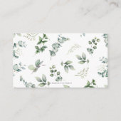 ファームアニマルグリーンリー納屋周囲の庭ベビーおむつラッフル エンクロージャーカード (裏面)