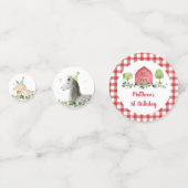 ファームアニマルグリーンリー誕生日 コンフェッティ (裏面)