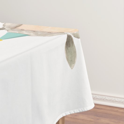 ファームアニマルズテーブルクロス納屋周囲の庭誕生日ガール テーブルクロス (インサイチュ)