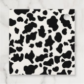 ファームアニマルズピンクカウズ納屋周囲の庭1st誕生日パーティー フェイバータグ (裏面)