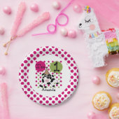 ファームアニマルズピンクカウズ1st誕生日紙プレート ペーパープレート (パーティー)