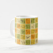 ファームアニマルズマグ – かわいい&ファミ素朴ヤードデザイン コーヒーマグカップ (正面左)