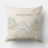 ファームアニマルズメドウフレンズベビー クッション (正面)