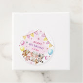 ファームアニマルズ納屋周囲の庭バルーン誕生日パーティー フェイバータグ (インサイチュ)