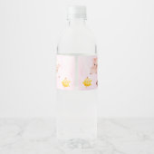 ファームアニマルズ納屋周囲の庭バルーン誕生日パーティー ペットボトルラベル (裏面)