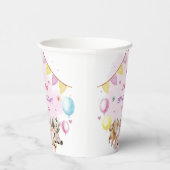 ファームアニマルズ納屋周囲の庭バルーン誕生日パーティー 紙コップ (右)