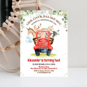 ファームアニマルズ納屋周囲の庭ボーンバーンパーティーファーム誕生日 招待状