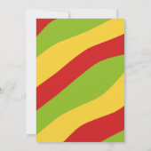 ファームアニマルズ納屋周囲の庭誕生日招待状 招待状 (裏面)