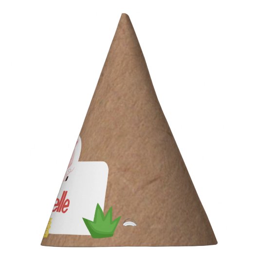 ファームアニマルズ納屋周囲の庭誕生日 パーティーハット (右)