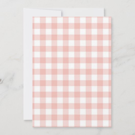 ファームアニマルズ納屋周囲の庭1st誕生日パーティー 招待状 (裏面)