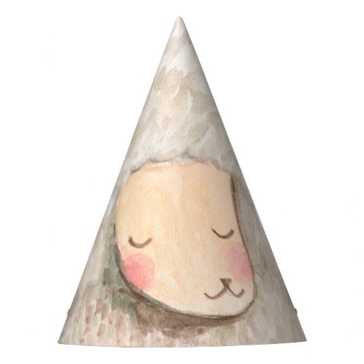 ファームアニマルズ誕生日納屋周囲の庭パーティーハットヒツジ パーティーハット (正面)