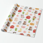 ファームアニマルズ誕生日 ラッピングペーパー (アンロールド)