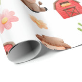 ファームアニマルズ誕生日 ラッピングペーパー (ロールコーナー)