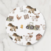 ファームアニマルズ1st誕生日パーティー フェイバータグ (裏面)