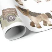 ファームアニマルズ1st誕生日パーティー ラッピングペーパー (ロールコーナー)