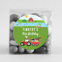 ファームアニマルズ&レッドトラクターバースデーパーティーテーマ