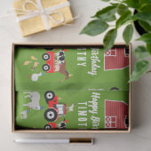 ファームアニマルズ&レッドトラクターバースデーパーティーテーマ 薄葉紙 (ギフト)