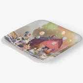 ファームアニマルバースデーパーティー紙プレート ペーパープレート (傾斜あり)