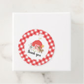 ファームアニマルバースデーパーティ感謝していユーメッセージカード フェイバータグ (インサイチュ)