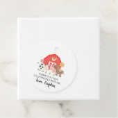 ファームアニマルバースデーパーティ感謝していユーメッセージカード フェイバータグ (インサイチュ)