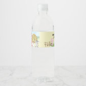 ファームアニマルバーンテーマの第2誕生日 ペットボトルラベル (正面)