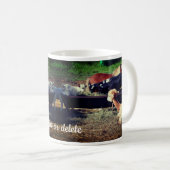 ファームアニマルフレンズパーソナライズされた自然 コーヒーマグカップ (正面右)