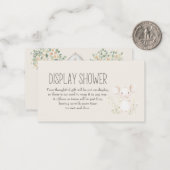 ファームアニマルメドウフレンズベビーディスプレイシャワー ノートカード (正面/裏面インサイチュ)