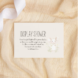 ファームアニマルメドウフレンズベビーディスプレイシャワー ノートカード