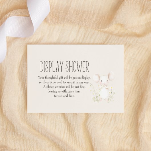 ファームアニマルメドウフレンズベビーディスプレイシャワー ノートカード