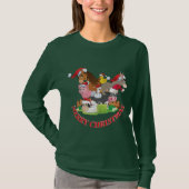 ファームアニマルメリークリスマスカスタマイズ気持ち Tシャツ (正面)