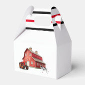 ファームアニマルレッドバーントラクター1st.誕生日パーティー フェイバーボックス (裏面サイド)