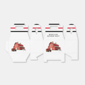 ファームアニマルレッドバーントラクター1st.誕生日パーティー フェイバーボックス (折り畳みなし)