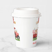 ファームアニマルレッドボーイ納屋周囲の庭誕生日パーティー 紙コップ (右)