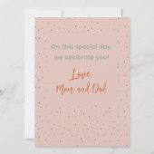 ファームアニマル誕生日ネコカラフルドット (裏面)