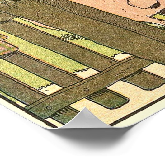 ファームアルファベットのアニマルズストーリーブック ポスター (角)