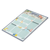 ファームイメージ付き週次カレンダー ノートパッド (アングル)