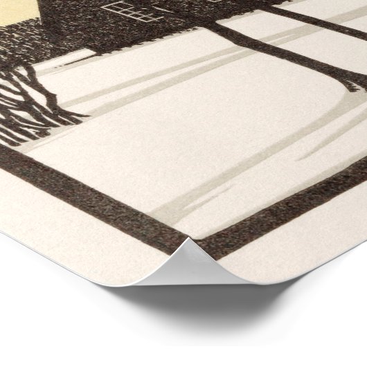 ファームインザスノーbyジュリーデグラグアールヌーボー ポスター (角)