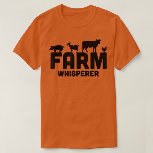 ファームウィスペラー農家アニマルカントリー Tシャツ (デザイン正面)