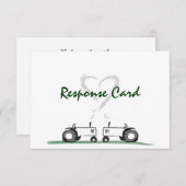 ファームウェディングRSVPカード：クラシックスタイル 出欠カード (正面/裏面)