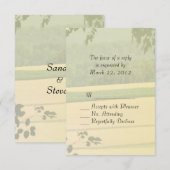 ファームウェディングRSVP 出欠カード (正面/裏面)