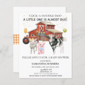 ファームウォーター色カウピグバーンドベビーシャワー (正面/裏面)