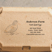 ファームウワイルエッグズ差出人住所 セルフインキングスタンプ